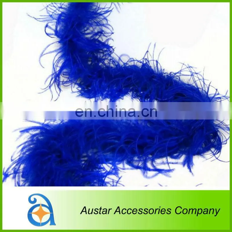 Cheap red single row Ostrich Feather Boa For decoration