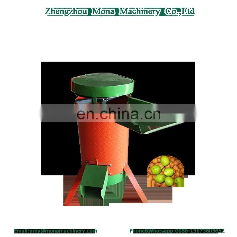 Green walnut crack green walnut skin peeling shelling removing machine