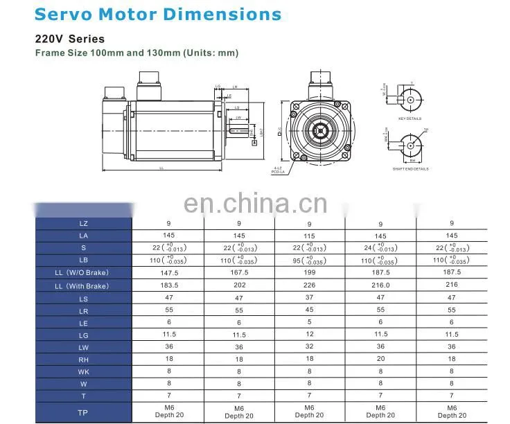 Delta A2 Series 2KW ASD-A2-2023-L+ ECMA-E11320SS with Brake For Injection Moulding Machine