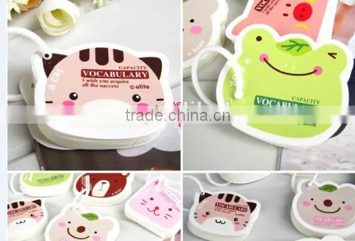 NEW hot sale cute die cut mini animal shape sticky notes for kids