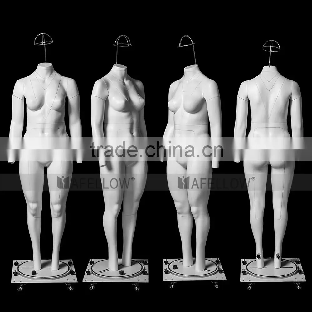 GH24 Female Fiberglass mannequins plus-size women ghost mannequin Fat Model