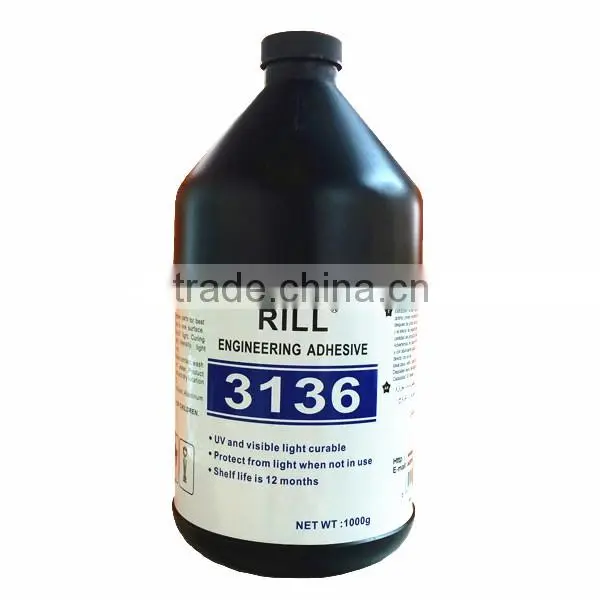 1000g light cure crystal uv glue