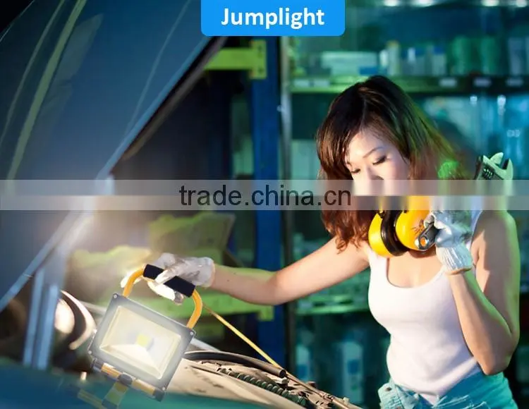 10w led flood light outdoor rechargeable flood light for emergency