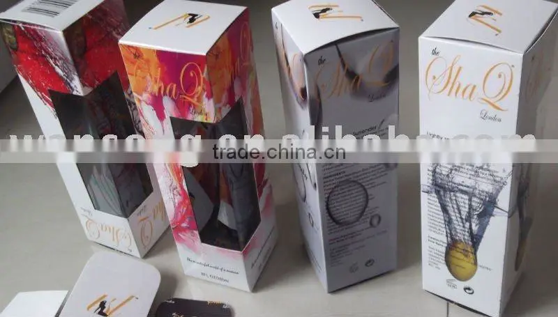 Fashion style with pvc window packing gift paper box