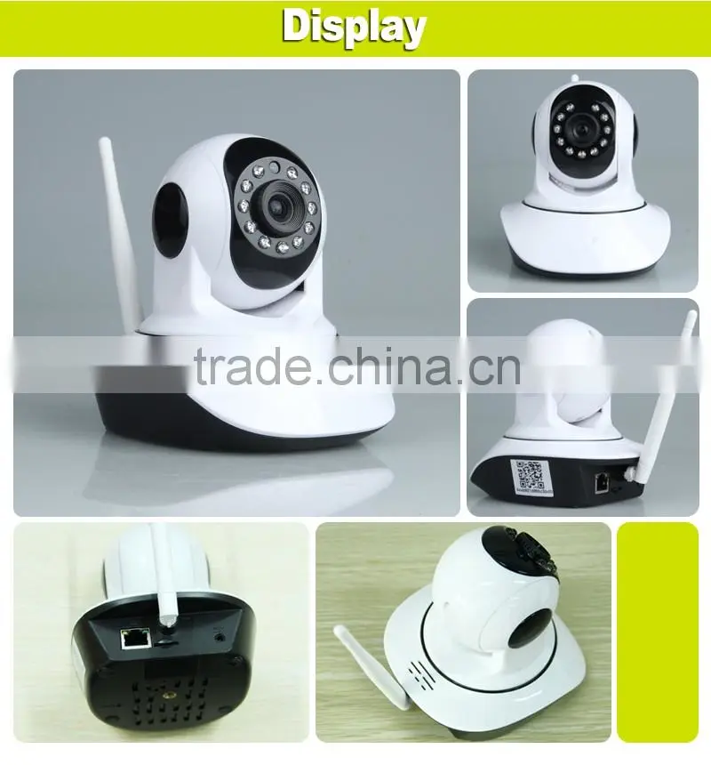 CCTV Home Security Camera System PTZ IP Camera 720P HD Wifi Cell Phone Controlled Remote Camera