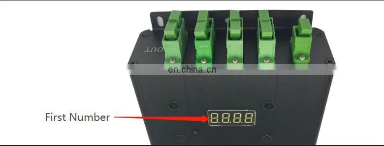 high quality black 17dbm 8 port ftth catv mini edfa optical amplifier