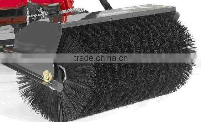 Brush of snow sweeper