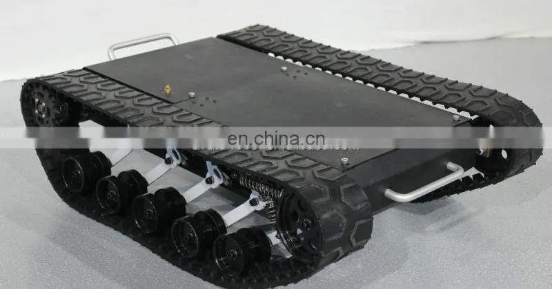 High quality AVT-6T small rubber crawler robot chassis commercial robot inspection robot with excellent stable working