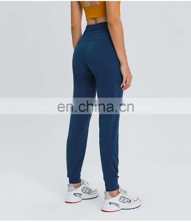 1 pcs MOQ custom logo New arrival super good quality women workout running gym yoga training jogger pants