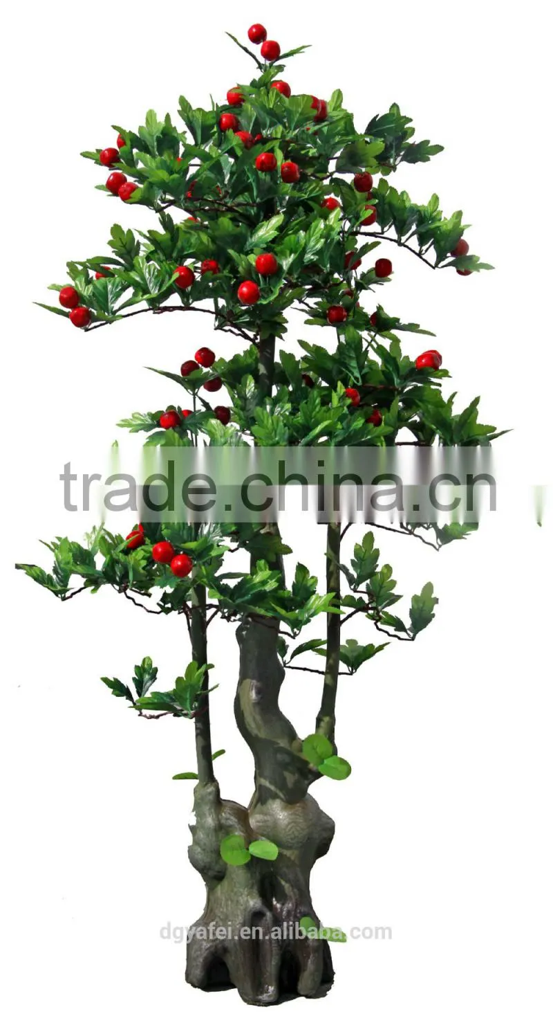 artificial trees fabreic plastic material artificial fruits artificial plants with fruits