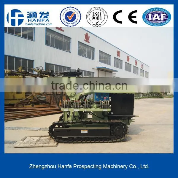 HF115Y DTH Drilling Rig , Steel Crawler Drilling Rig