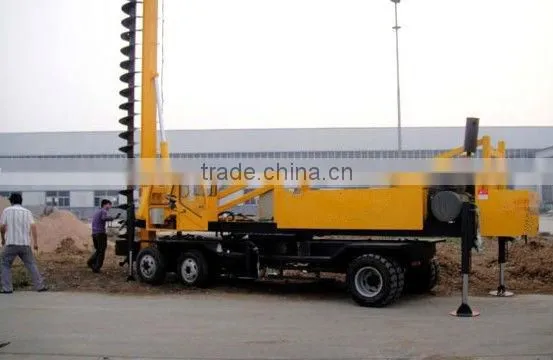 smart house piling rig HF-360 CFA method long screw auger rotary piling rig