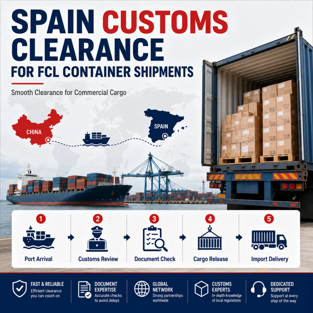 spain-customs-clearance-container-shipment