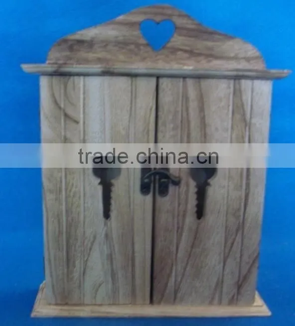 Antique Wooden Key Box, Wholesale Key Storage Box, Wooden Wall Hanging Key Box