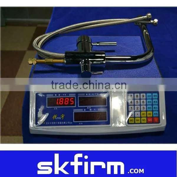 Three way kitchen mixer faucet with pure water machine/hot&cold and home pure water filter 3 in 1 tap