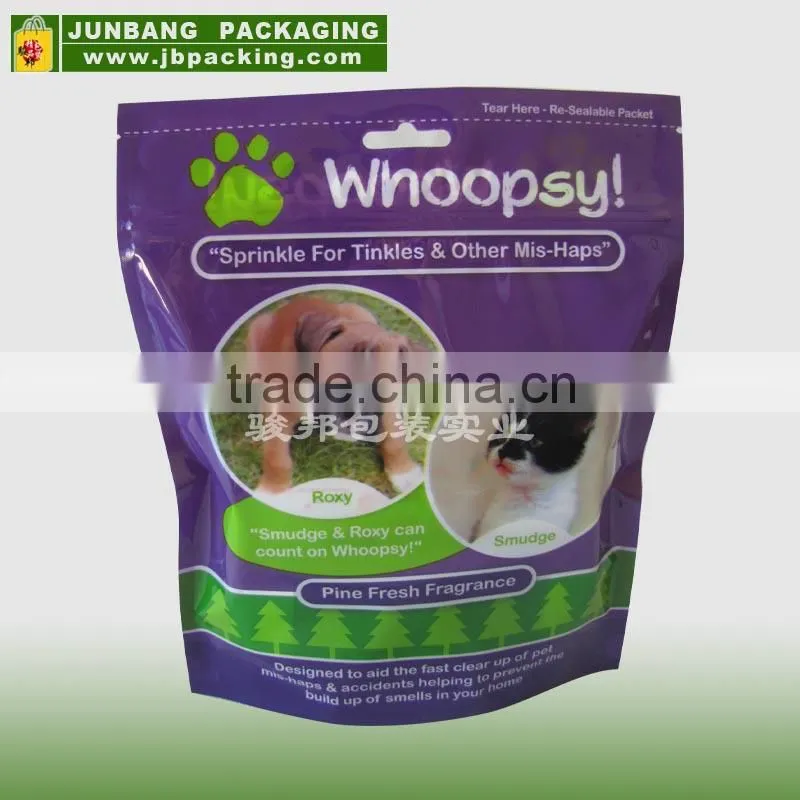 laminated stand-up composite bag with zipper top