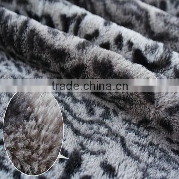 pv plush fabric women cloth knit pile fabric