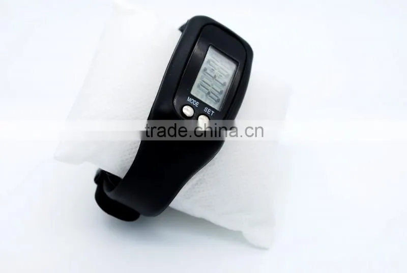healthy silicone smart wrist Sillicone watch with pedometer