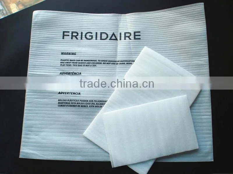 White EPE foam bag