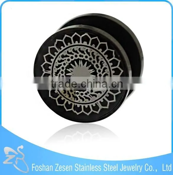 Brand Name Wholesale Fashion Jewelry Stainless Steel Earrings Tunnels