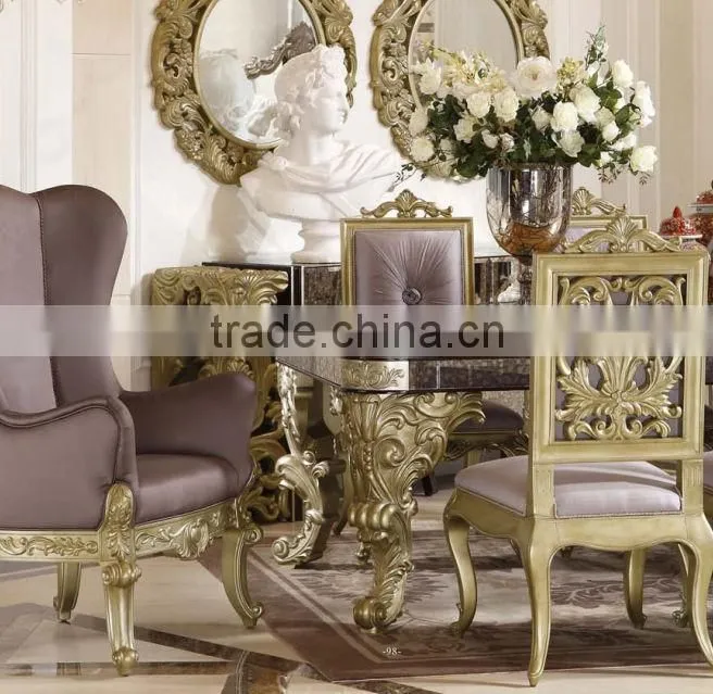 European Style arabic luxury classic italian dining room sets