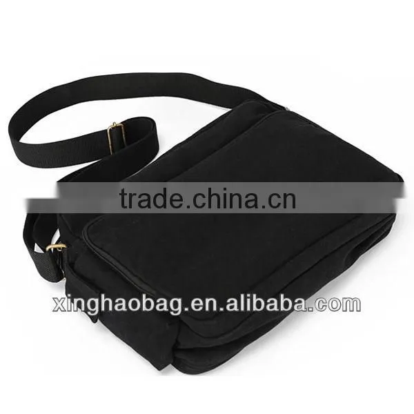 Cheap vintage adjustable canvas messenger bag