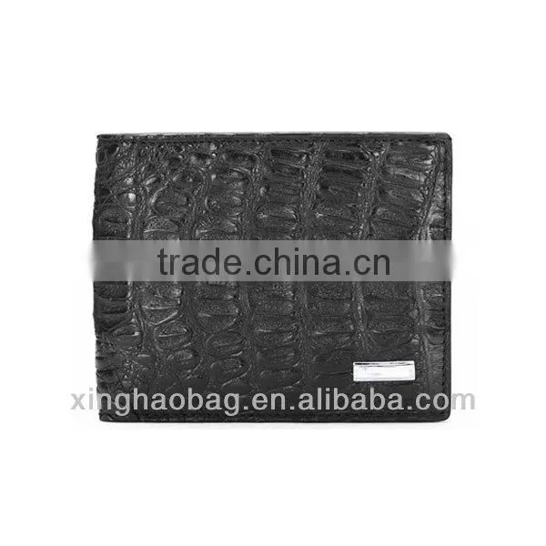 Must-have brand genuine crocodile skin wallet