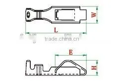 Cheap ts16949 factory electrical terminals contact for medical equipment & vehicle