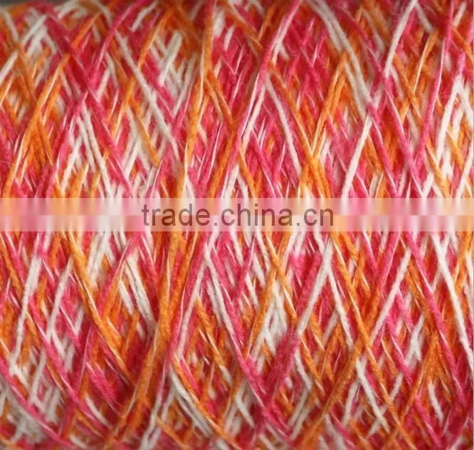 150D Space Dyed Acrylic/Nylon Blend Yarn For Knitting