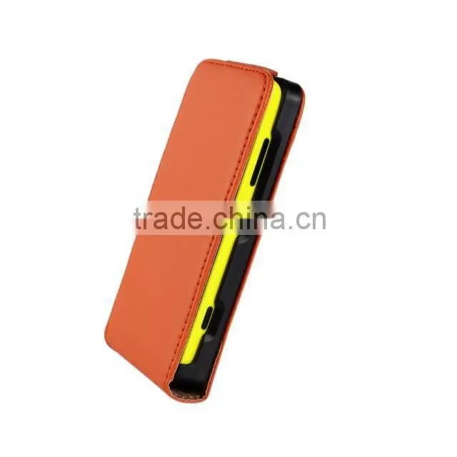 Vertical Flip Leather Cover case for Nokia Lumia 520