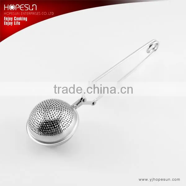 HS-TI109 stainless steel tea ball with TPR