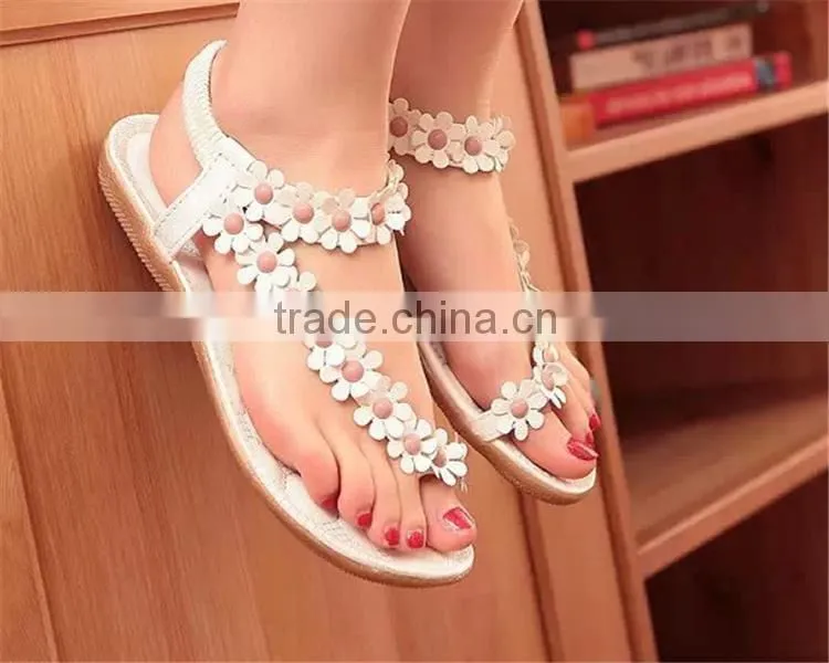 New design fashion flat summer sandals 2014 for women women sandals 2015 flat high quality with great price XT-DA0753