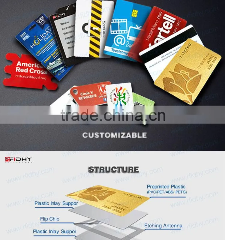 Factory price rfid card mf desfire ev2 card