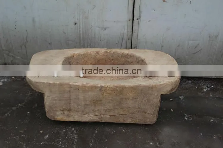 Chinese Antique Wood Garden Flower Tank