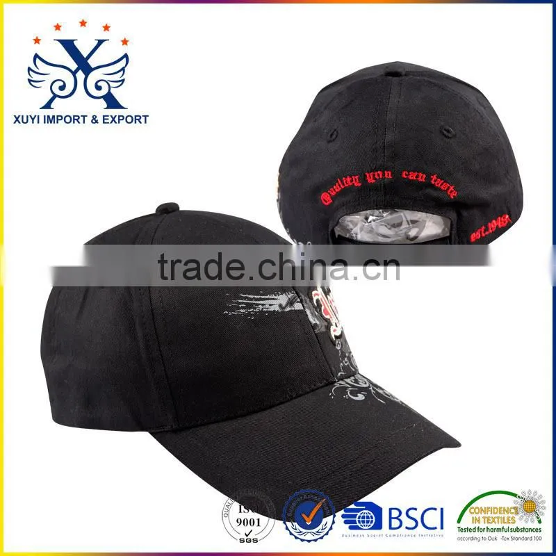 custom letters logo embroidered baseball cap