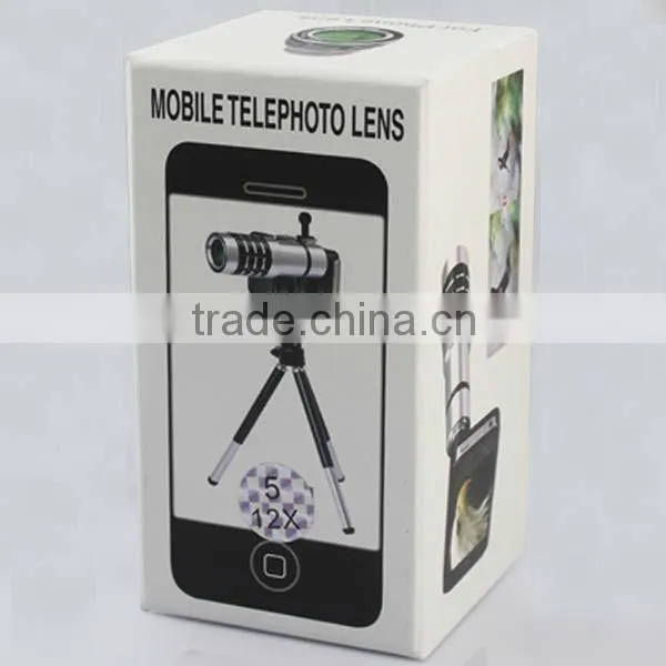 12x ZOOM Mobile Phone USe Telephoto Lens for iPhone 5s