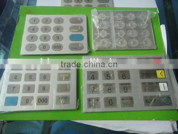 OEM Hot-Selling Waterproof Vandalproof new membrane metal keypad