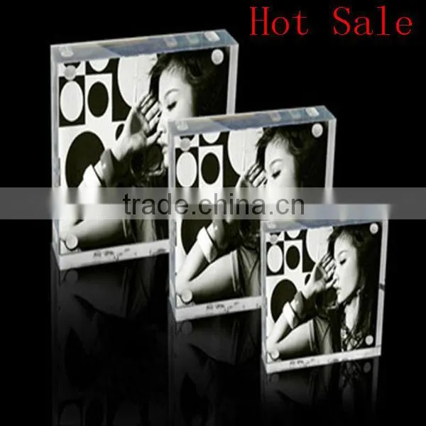 open hot sexy customized acylic girl photo frame