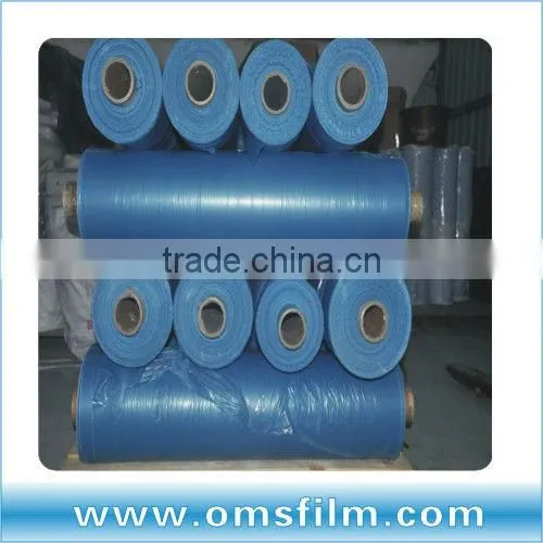 Blue perforated banana pest prevention plastic bags