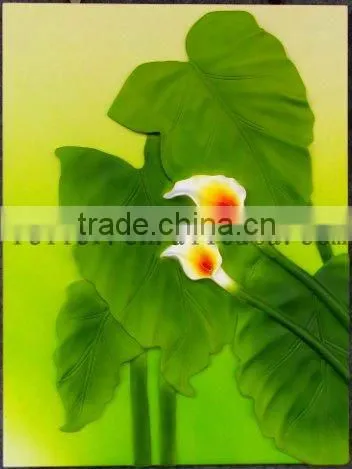 100%handmade flower grouping painting