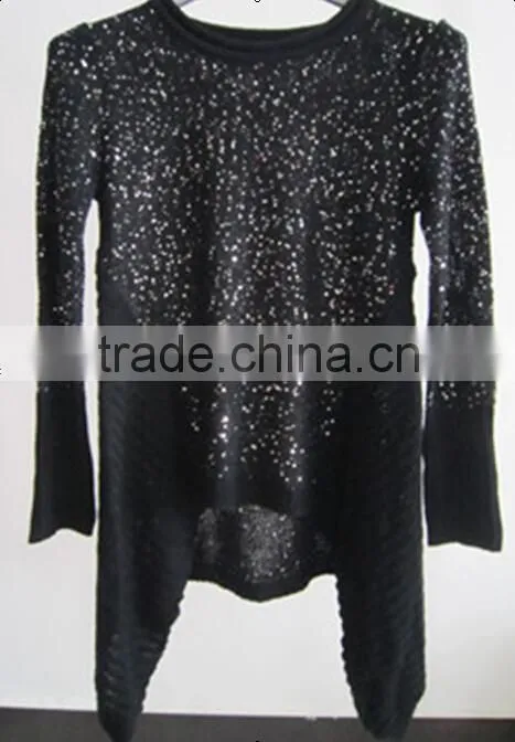 ladies' hot sell knitted sweaters