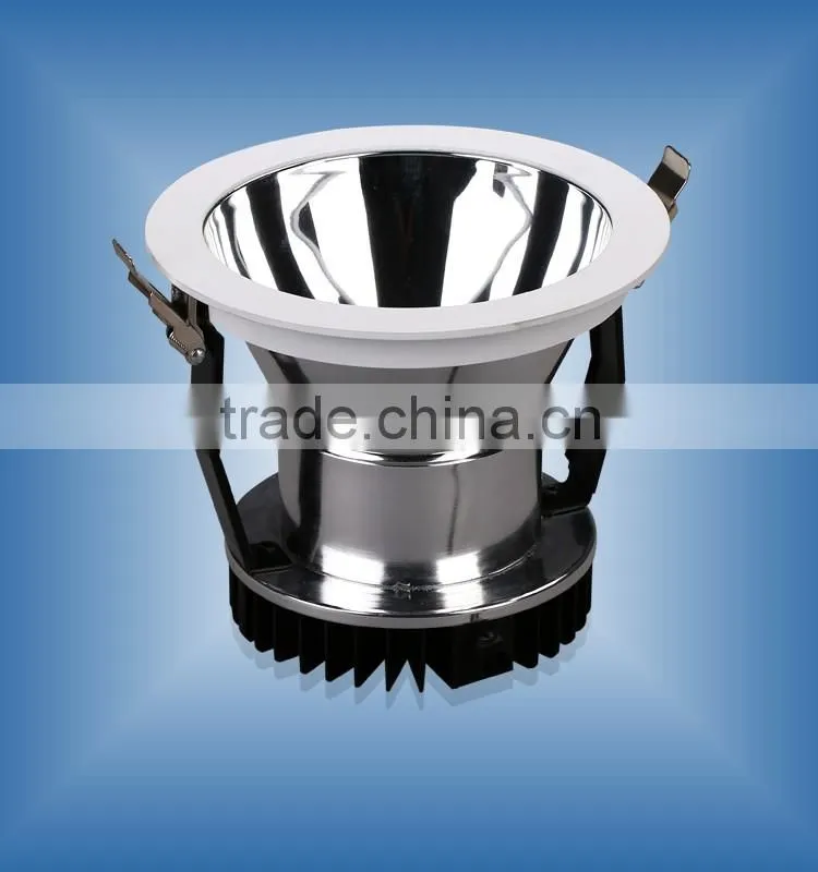 TUV/GS CE SAA Certification 60w/70w Dimmable COB LED Downlight With Tridonic & Meanwell Driver