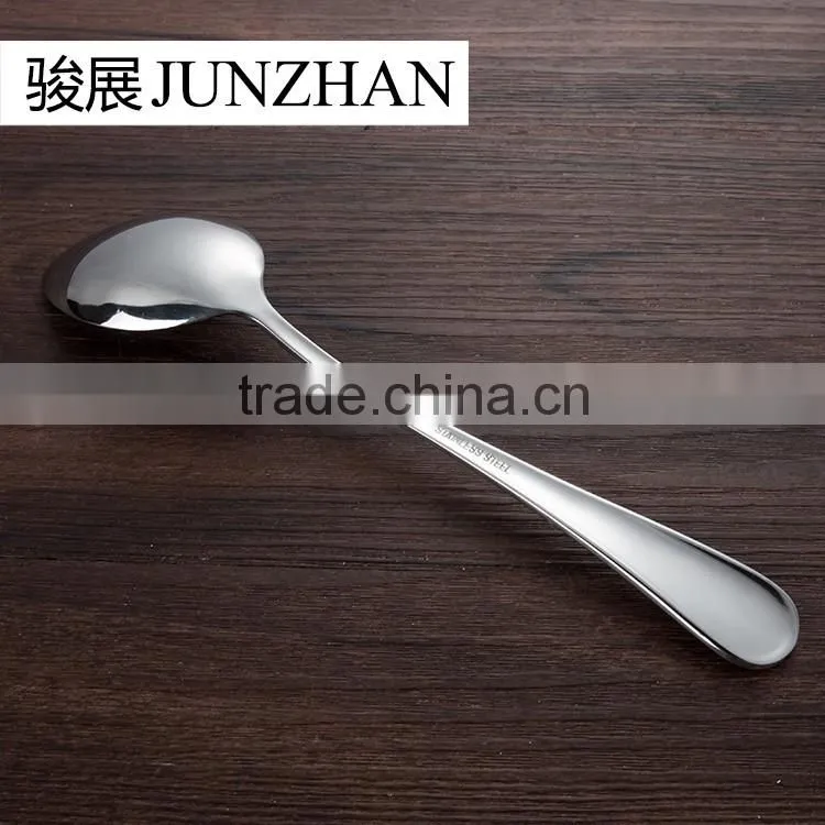 Stainless salad spoon with mirror polishing Factoy directly in Jieyang