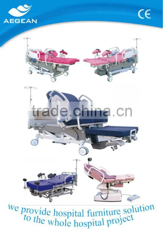 2013 hot sale AG-C101A03 surgical electric labor delivery bed