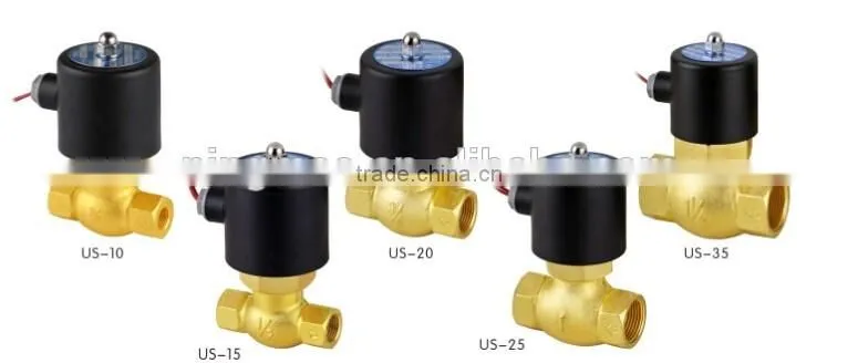 High temperature US-10 steam gas valve solenoid valve for thermal oil steam