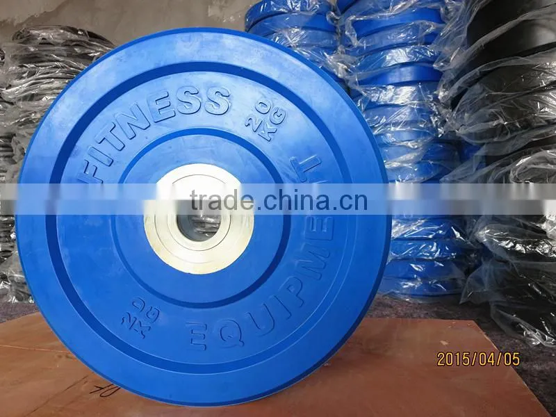 Weight plate/olympic weightplate/competition weight plate/bumper plate/rubber coated/whole rubber plate/color black/130mm 13cm