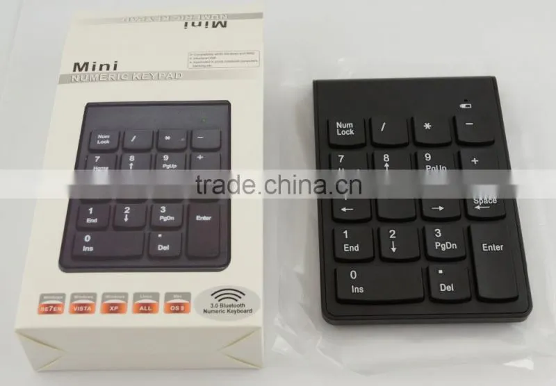 18 Keys 2.4G Wireless USB Numeric Keypad for Laptop / Notebook, Desktop / PC Computer Compatible with All System