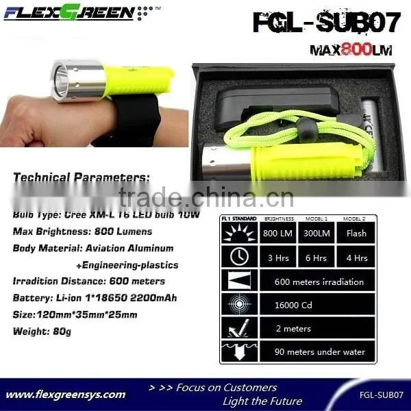 T6 high bright rechargeable LED waterproof mini flashlight