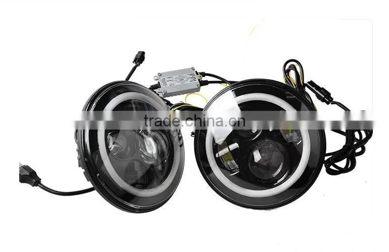 WEIKEN 7 inch Led Headlight/Round Harley Led Headlight/Motorcycle Headlights