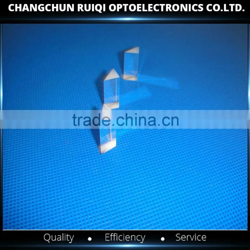 20mm Round Corners Optical Glass Quartz crystal Right Angle Prism